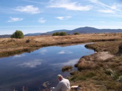 2007 view of Upper Klamath Basin ranch tributary post-restoration